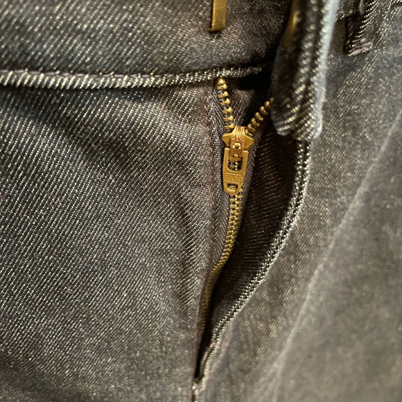 Wide leg high waist denim jean trouser Talbots NWT Sz 0 - Picture 7 of 11